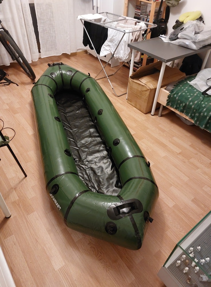 Packraft at home