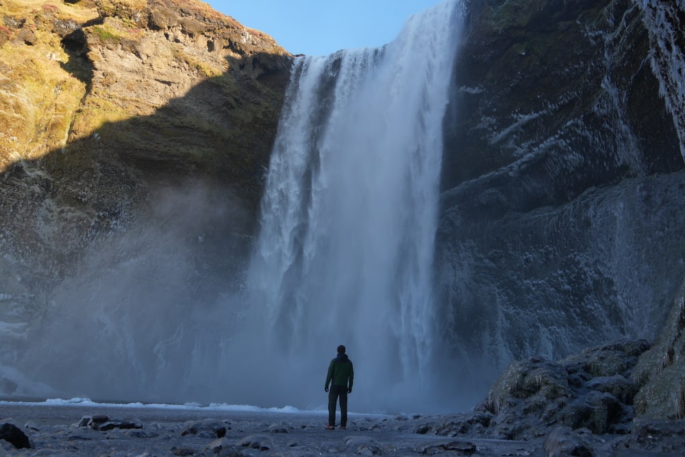 Waterfall on Iceland