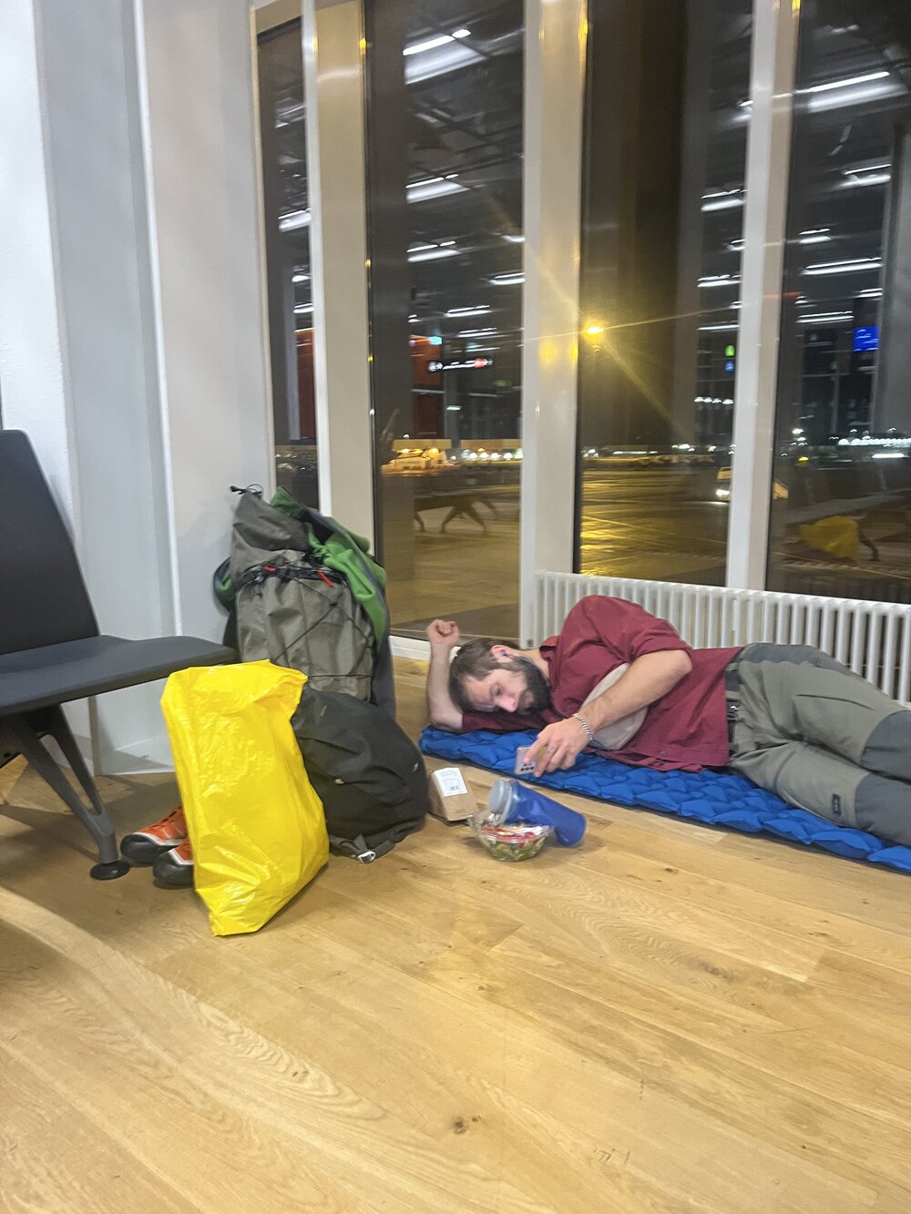 Photo from the iceland airport