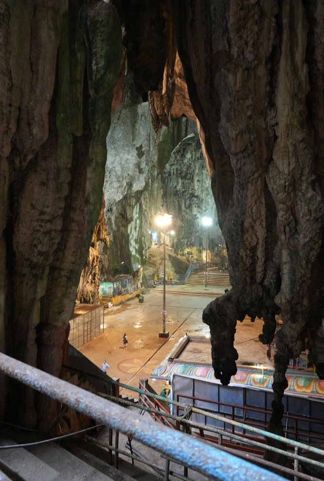 Inside th caves