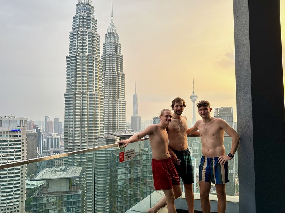 Us on the roof