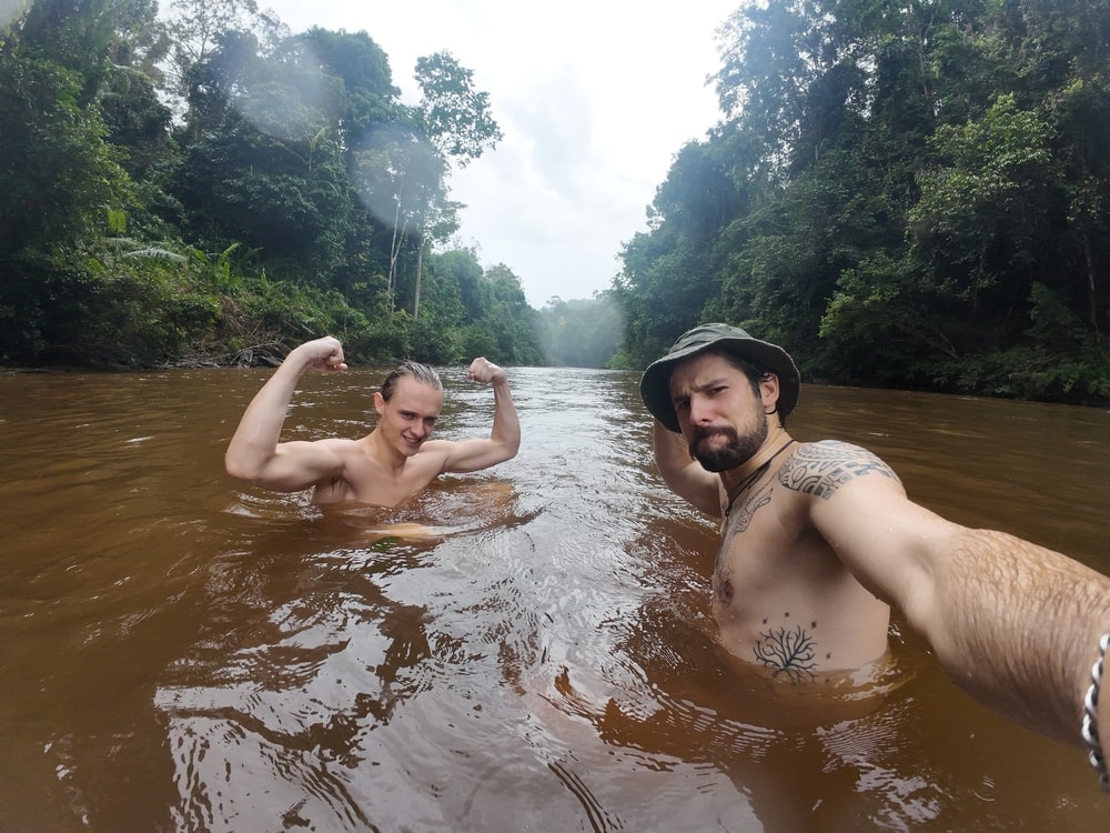 Us in the river